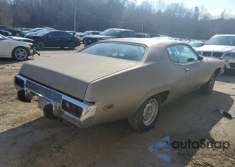 1974 Plymouth Satellite from USA, damaged, VIN RP23G4G208836